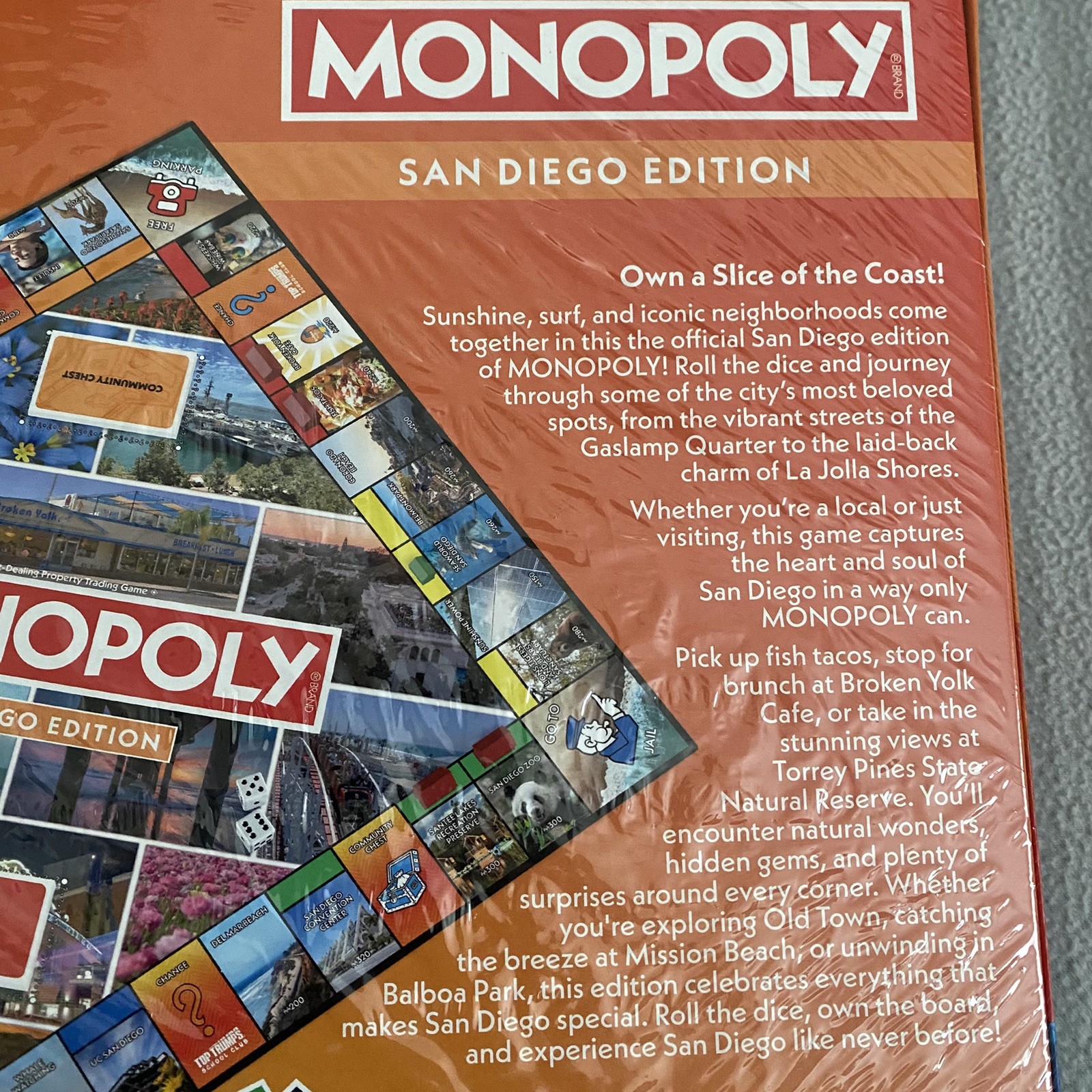 Monopoly San Diego CA Board Game USA City Edition – New & Sealed