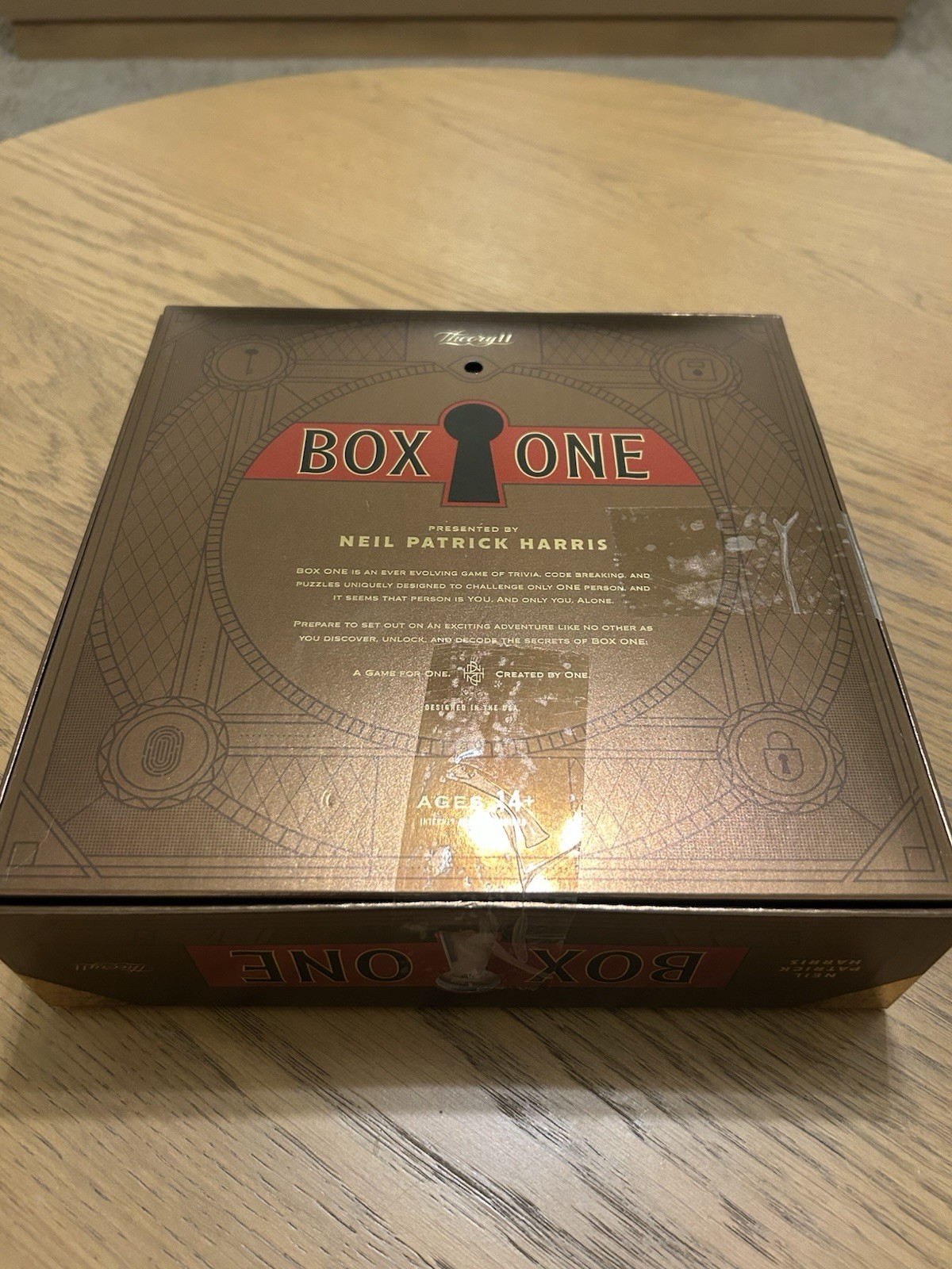 Theory11 BoxONE Neil Patrick Harris Trivia Puzzle Game for 1 Player, Ages 14+