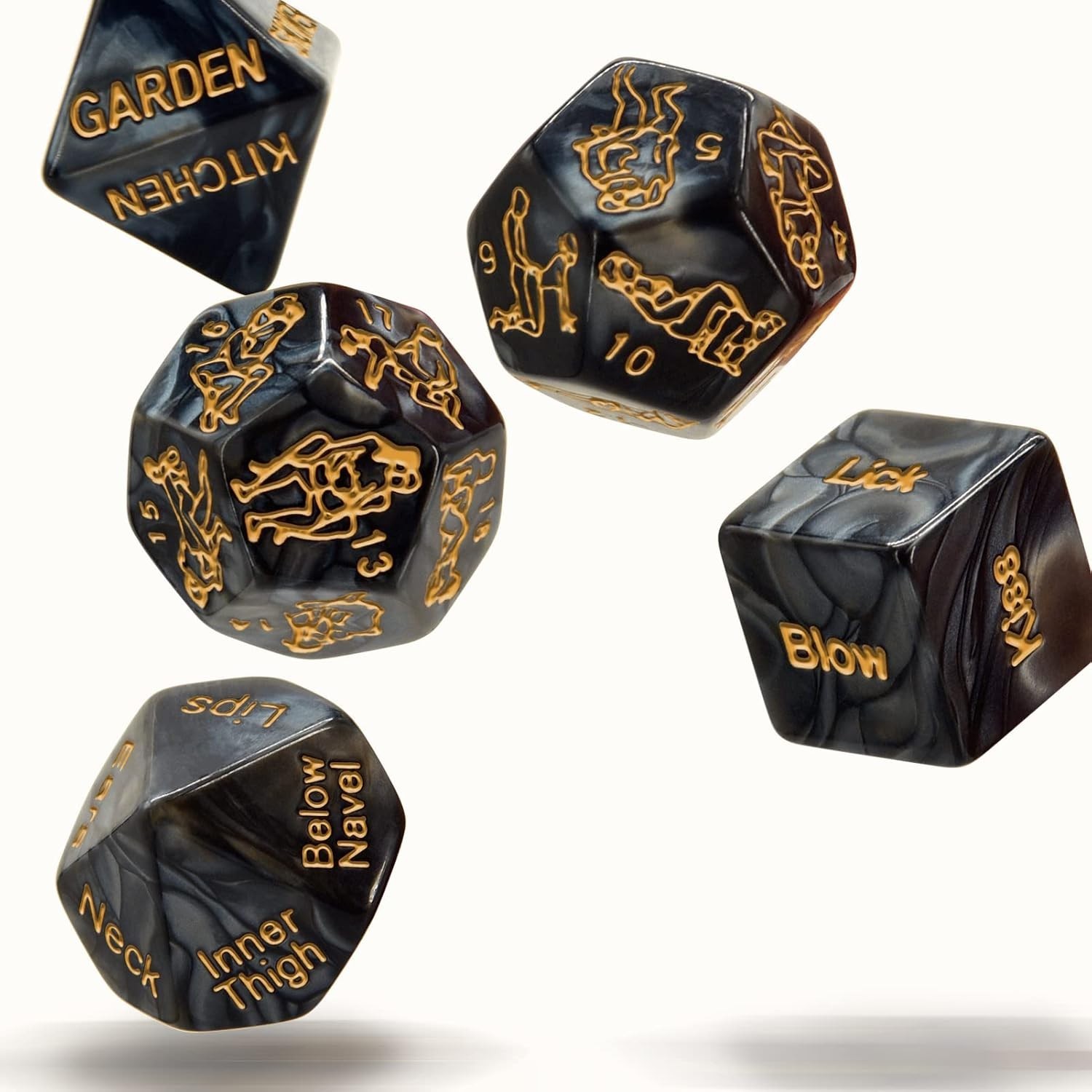 Mebault Sex Dice Naughty Positions Dice for Adult Couple Sex Games Romantic F…