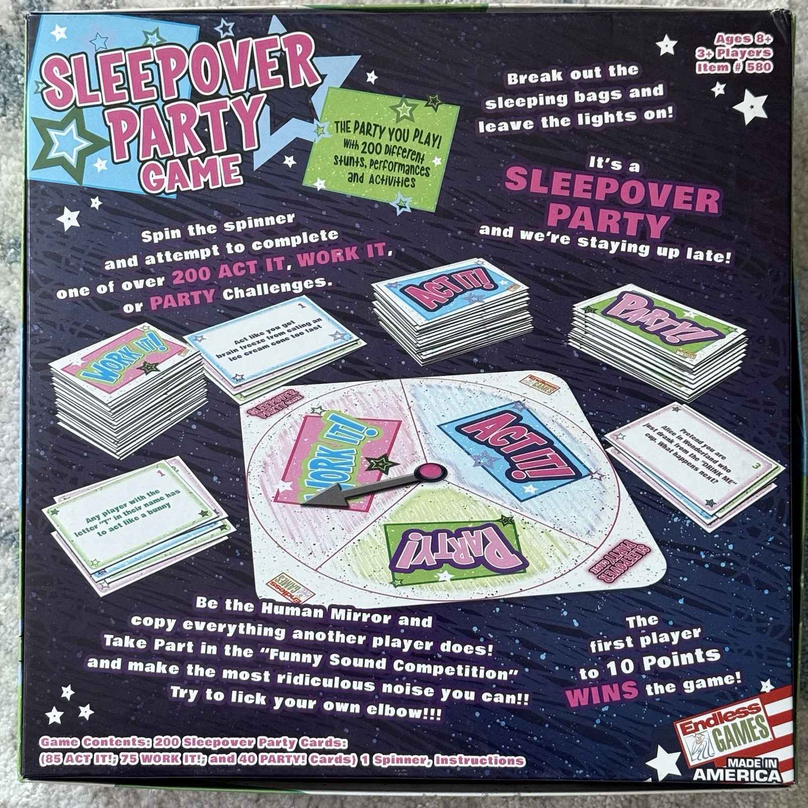 The Sleepover Party Game 200 Activities Slumber Party!