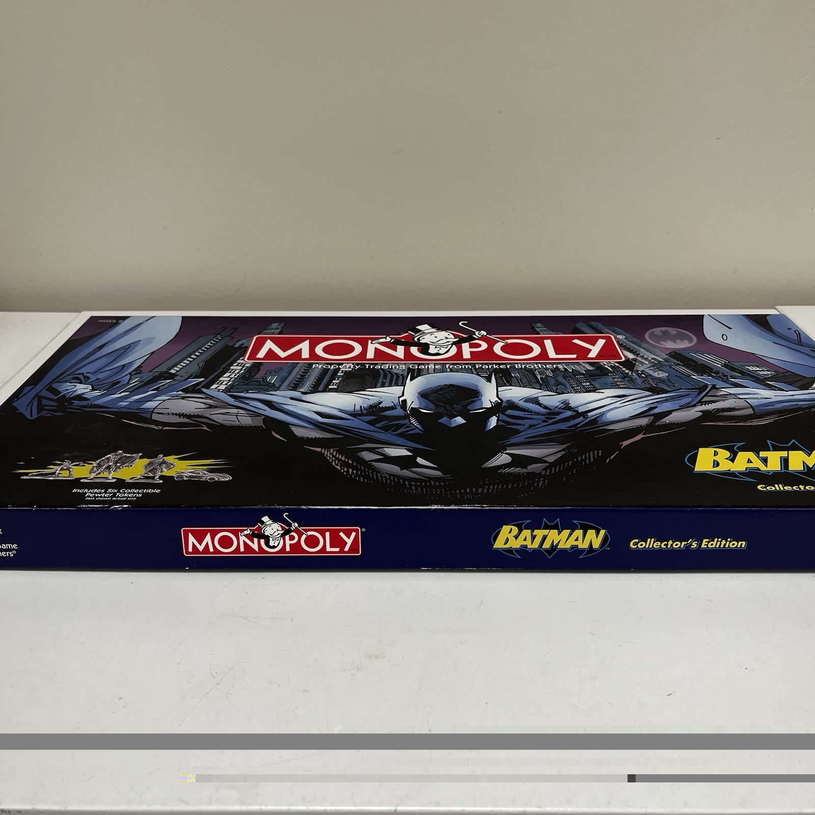 MONOPOLY Batman 2005 Board Game w/ 6 Pewter Tokens 100% Complete Great Condition
