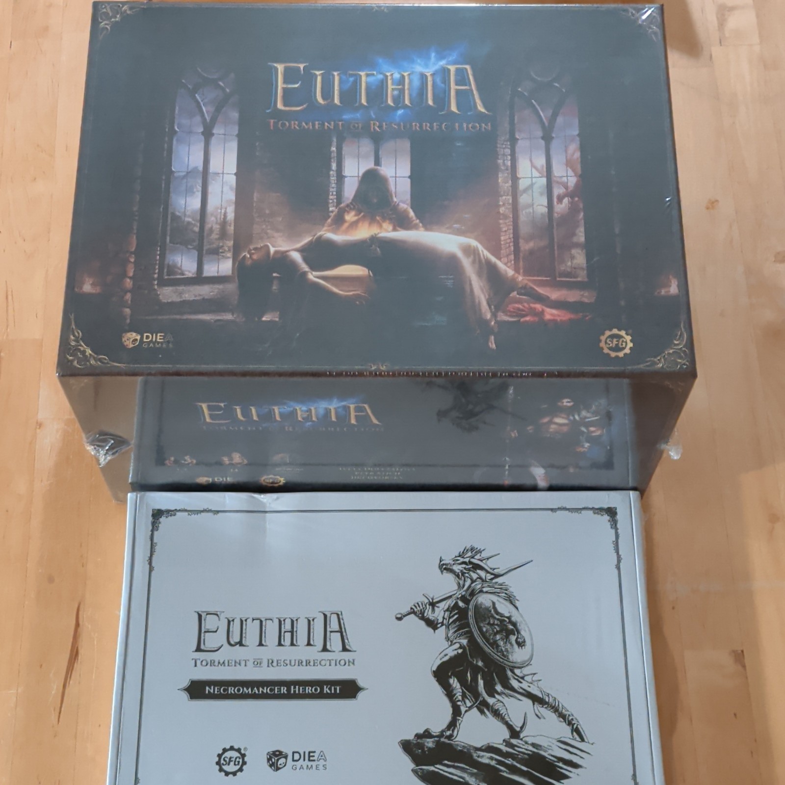 (Diea Games) Euthia: Torment of Resurrection Board Game + Necromancer Hero Kit