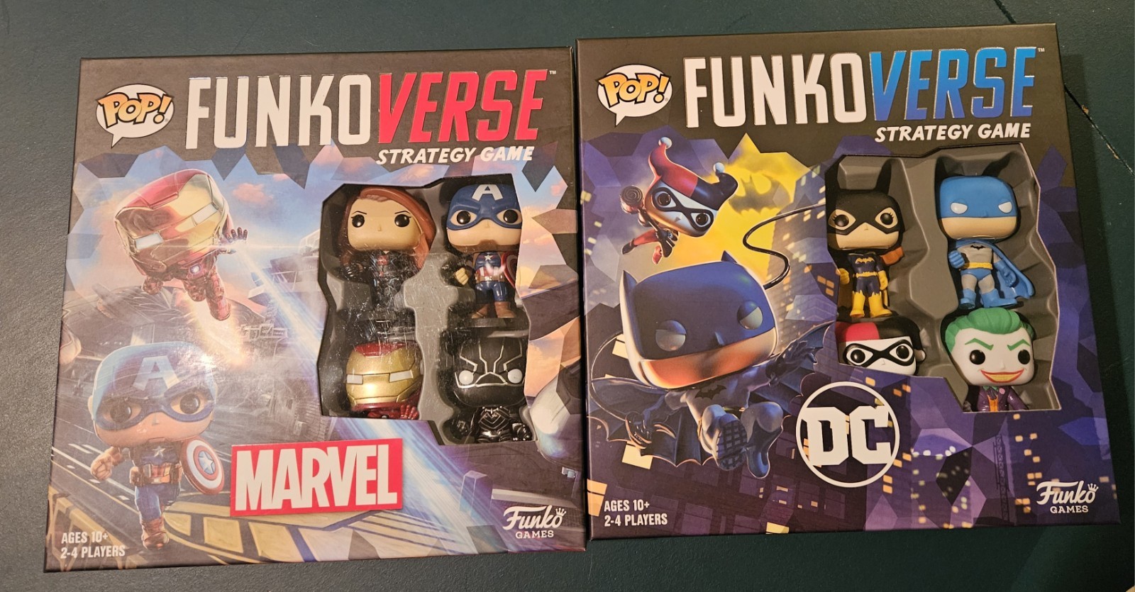 Funko Pop! Funkoverse DC and Marvel Strategy Game Base Sets 100 Bundle Lot NEW!!