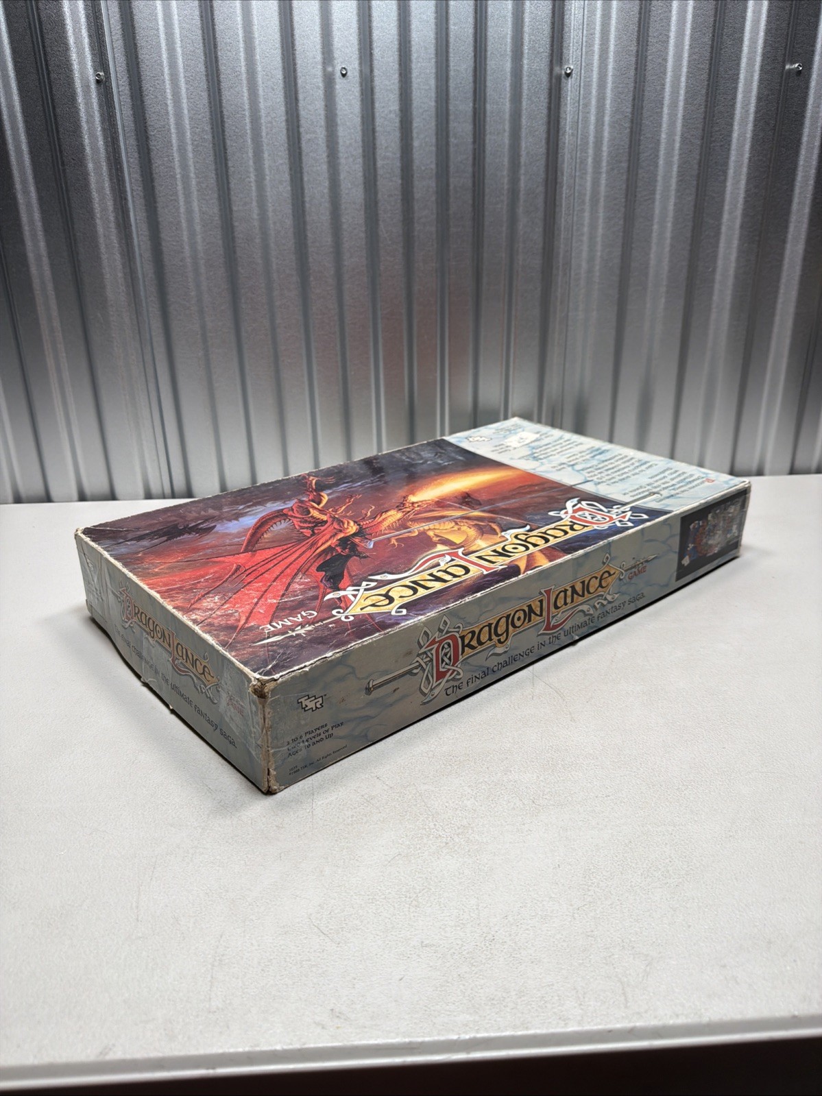 Dragonlance Board Game TSR Vintage Dungeons & Dragons 1988 – Incomplete