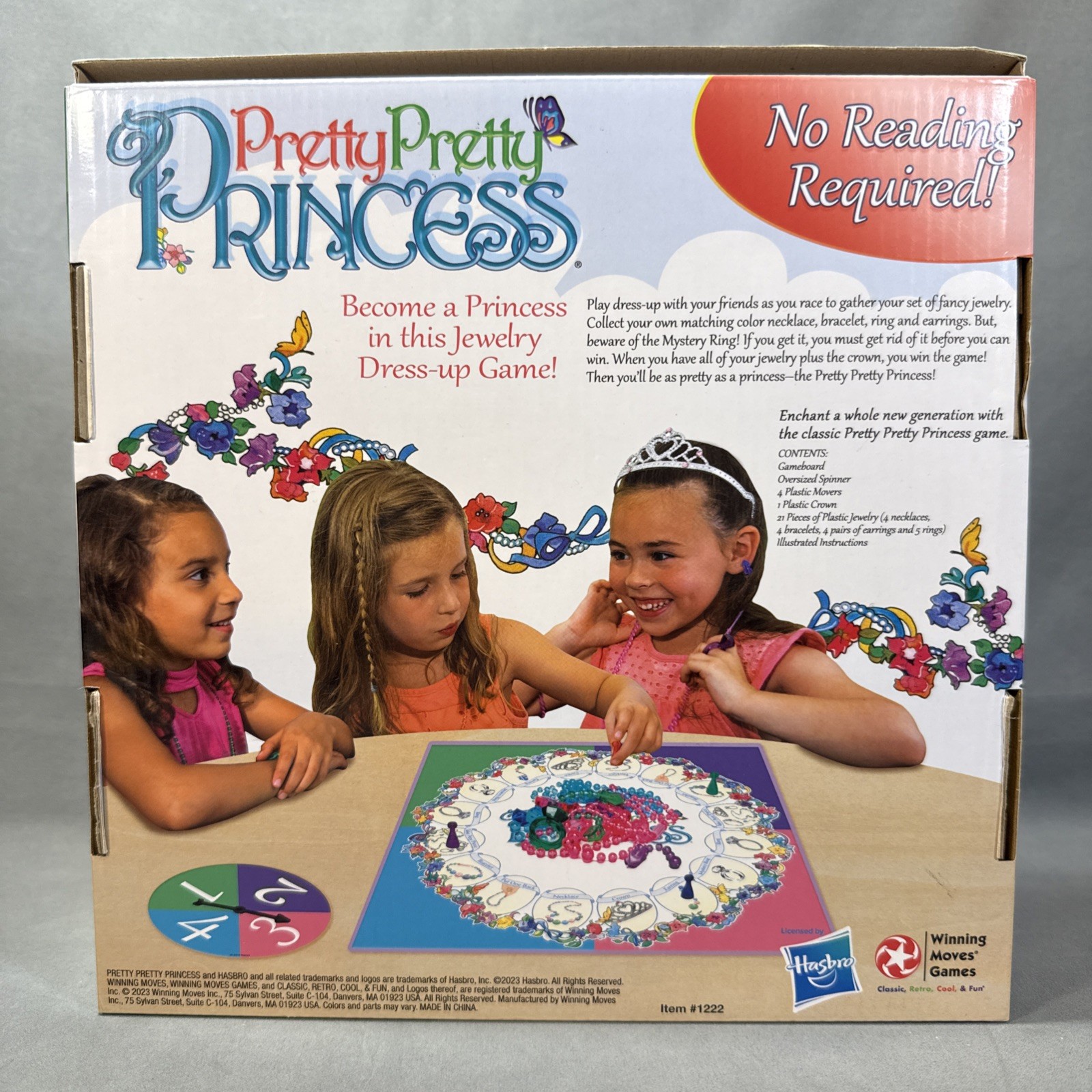 Hasbro Pretty Pretty Princess Jewelry Dress Up Board Game 2023 100% Complete VG+