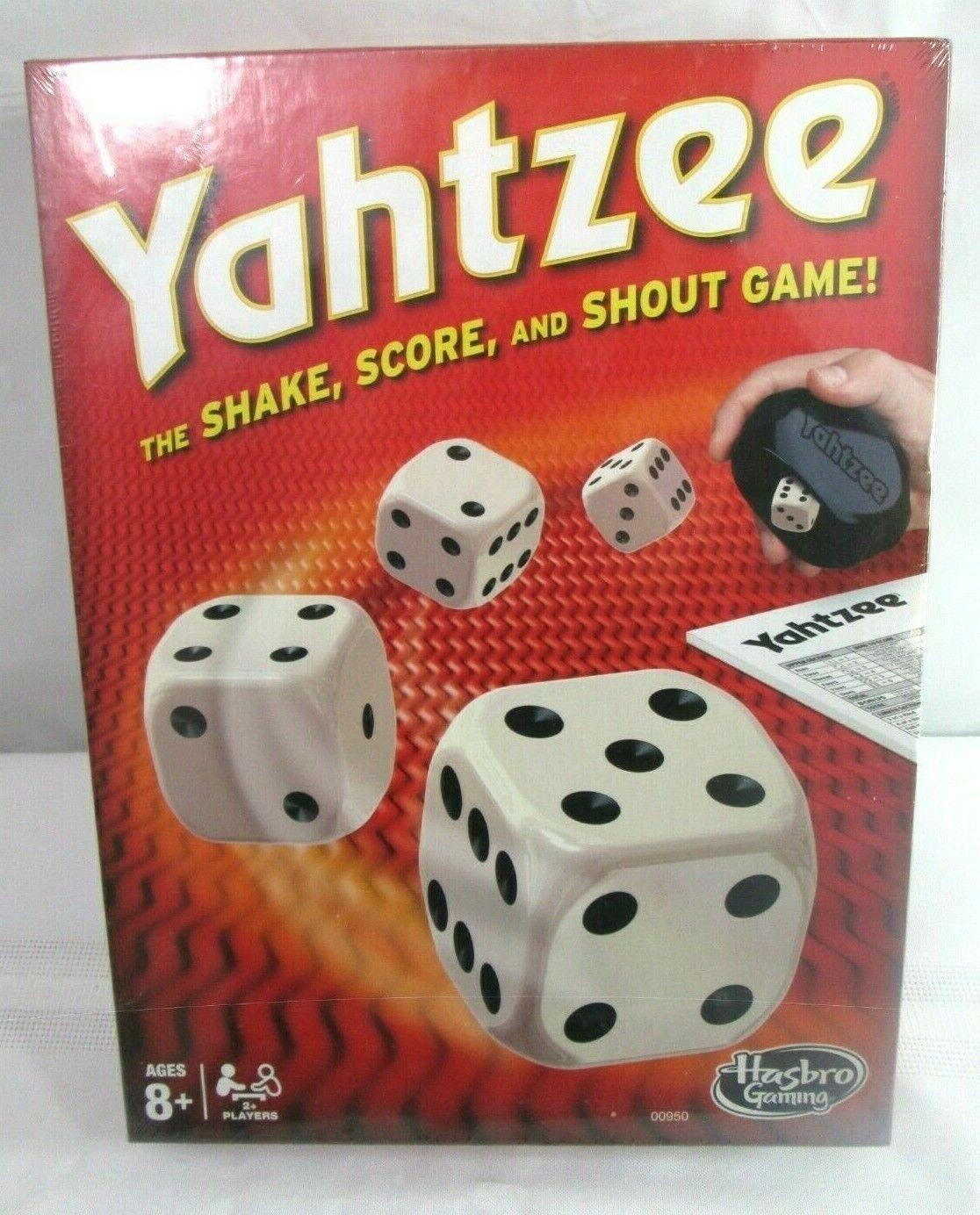 Yahtzee Dice Game 2014 New In Box Sealed Complete Hasbro 2 Player Ages 8 & Up
