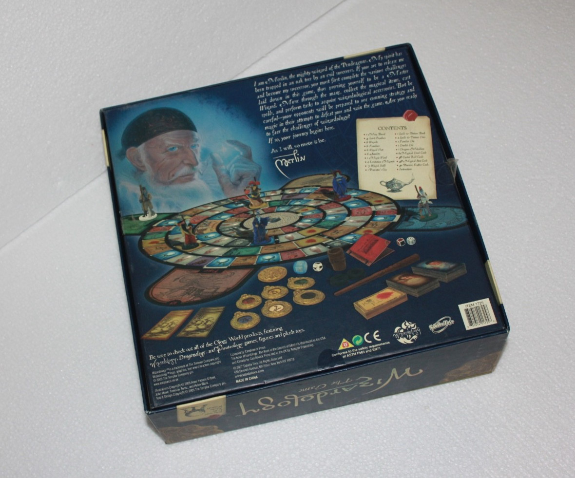 WIZARDOLOGY / The Game – 2007 Sababa Toys – Great Fun! Spirit Chambers/Amulets
