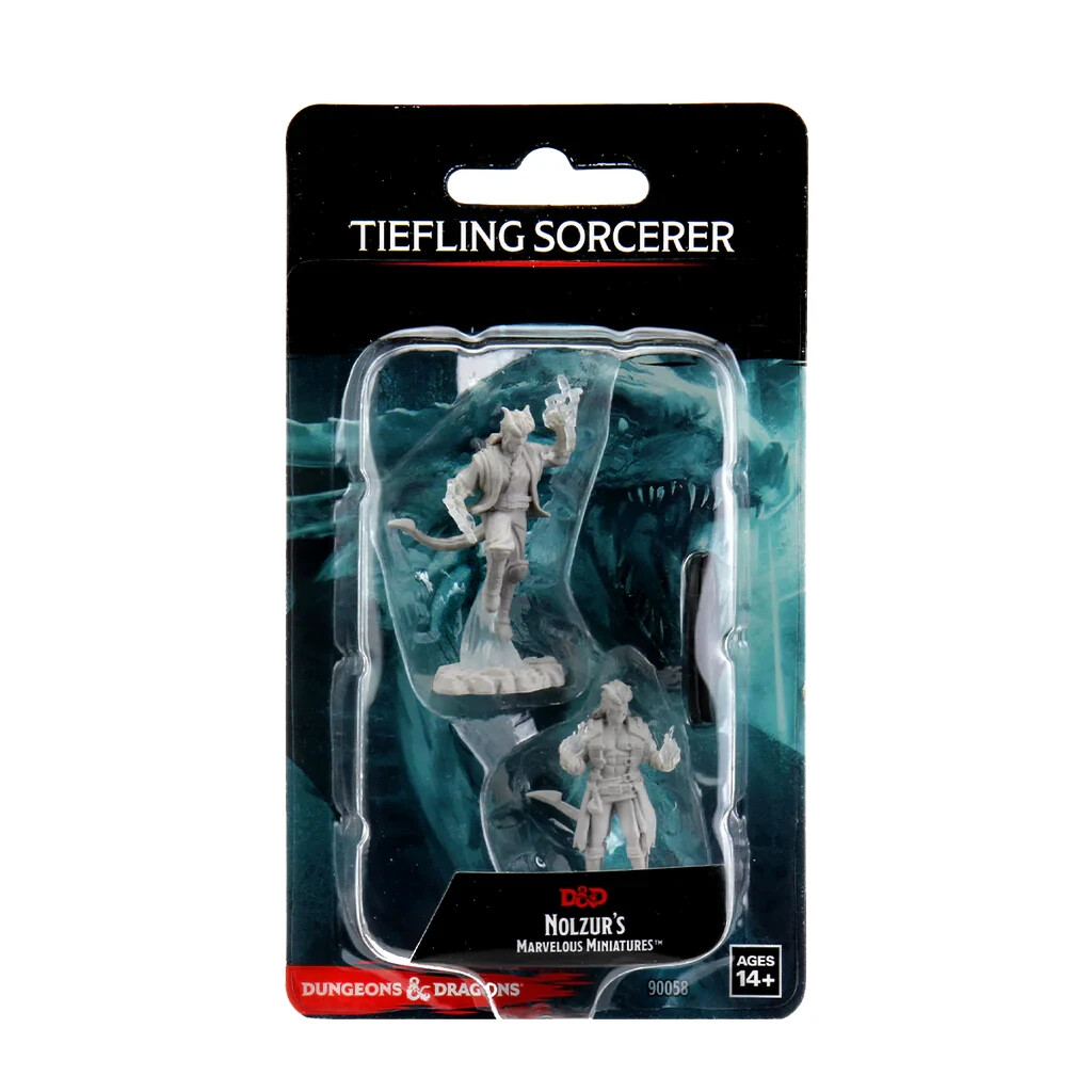 DUNGEONS & DRAGONS MARVELOUS MINIATURES ~ TIEFLING MALE SORCERER