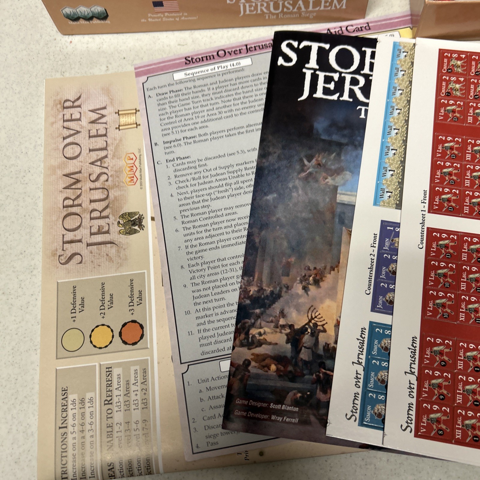 STORM OVER JERUSALEM THE ROMAN SEIGE – MMP – UNPUNCHED!!!