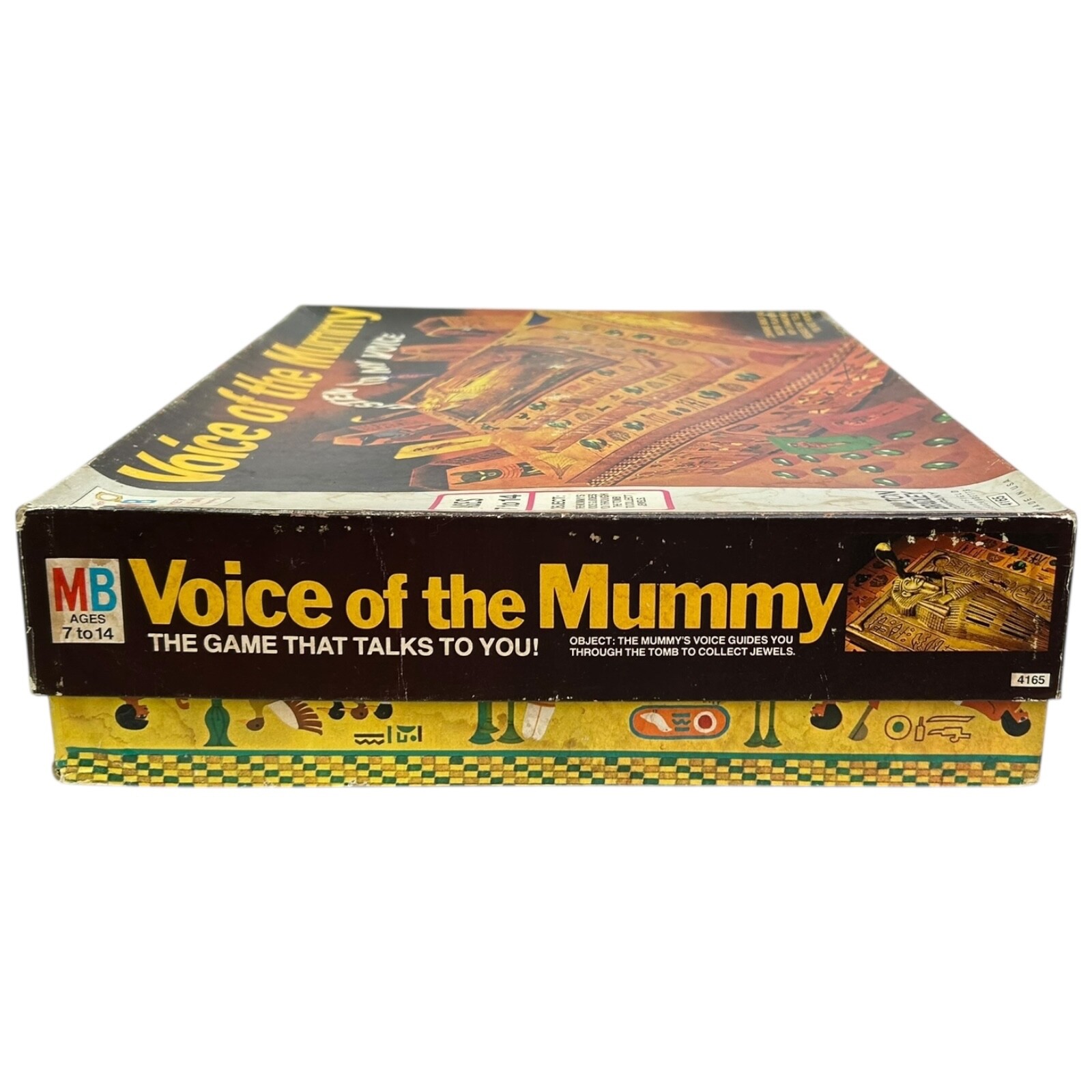 Voice of the Mummy Board Game Milton Bradley 1971 Vintage Red Not Working