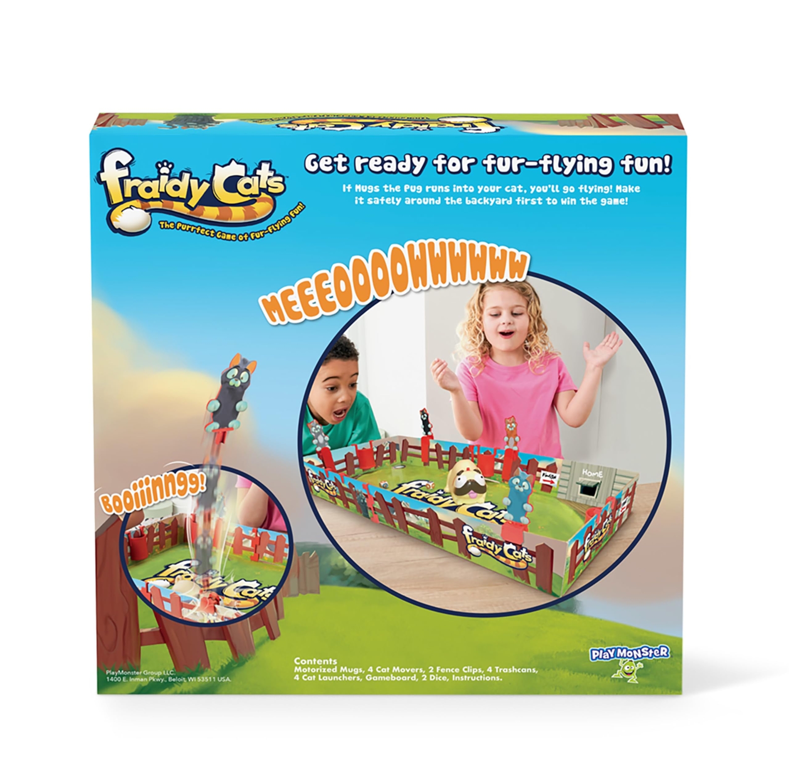 Fraidy Cats Interactive Board Games Kid Family Game Night Preschool Multi-Player