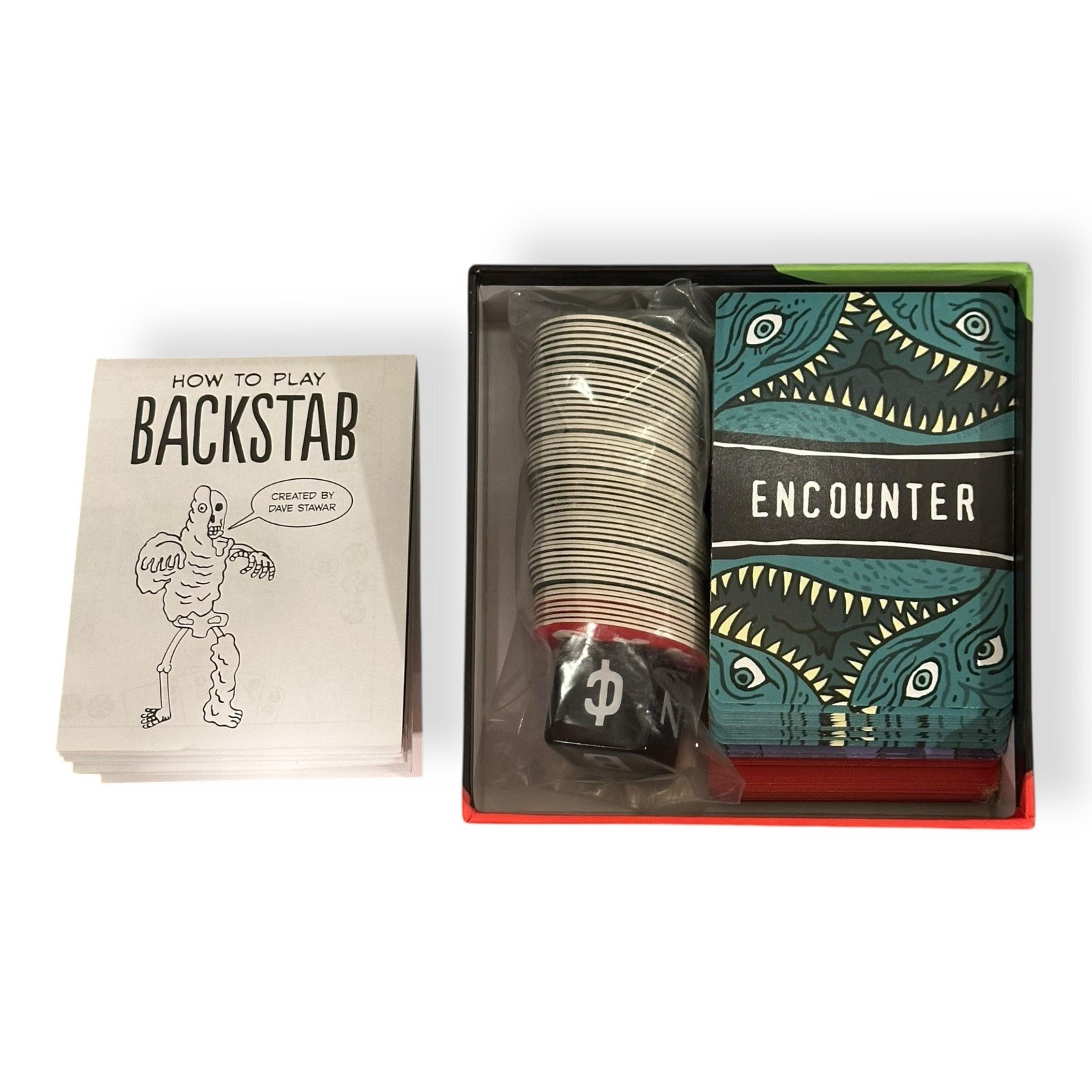 Backstab Card Game BS119 Dave Stawar 2015 US Game Systems New Open Box