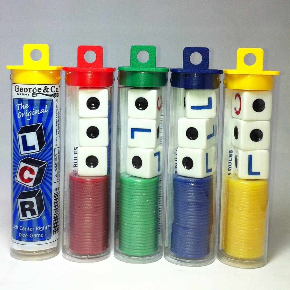 The Original LCR Left Center Right Dice Game – ONE GAME