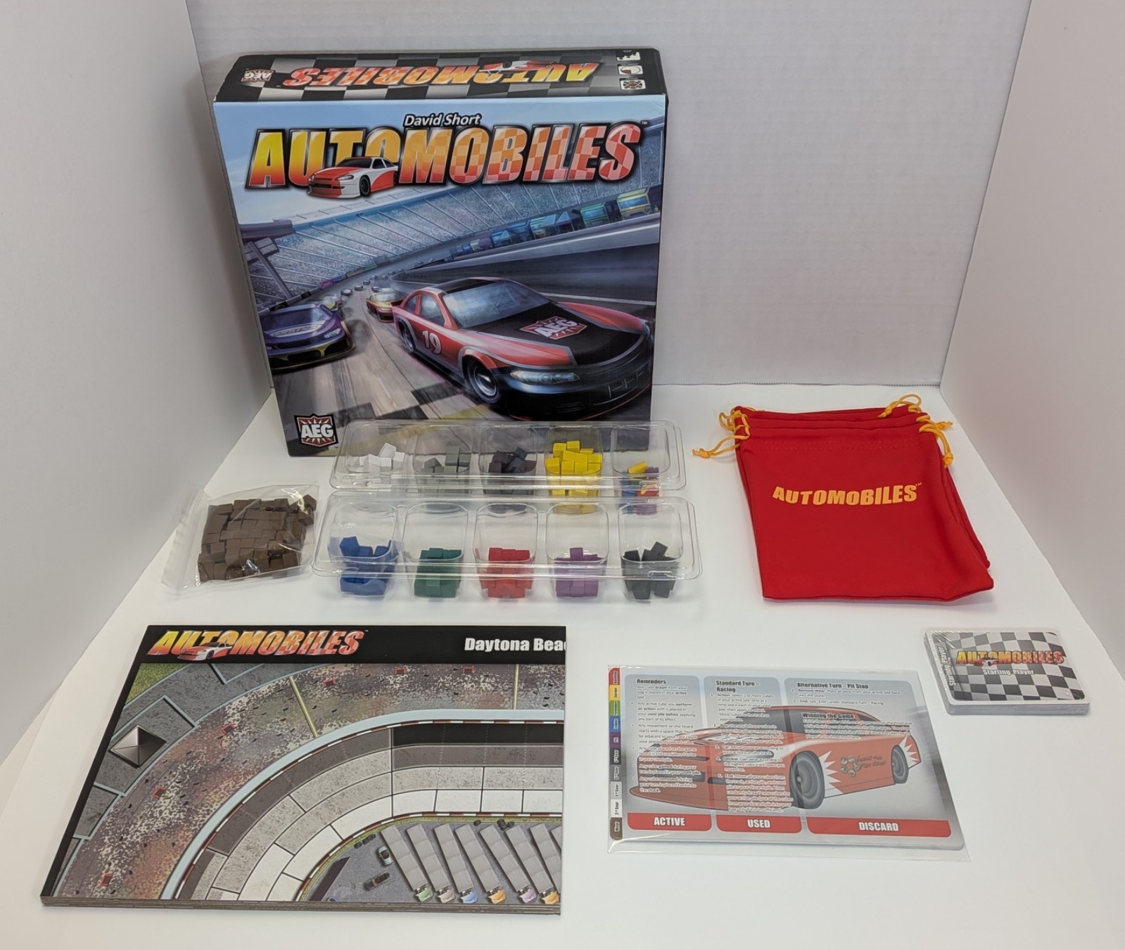Automobiles Board Game AEG Alderac Entertainment Group 2015 Open Box Unplayed