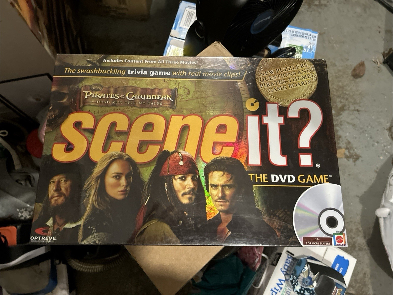 Scene it? Pirates of the Caribbean Dead Men Tell No Tales DVD Game NEW SEALED