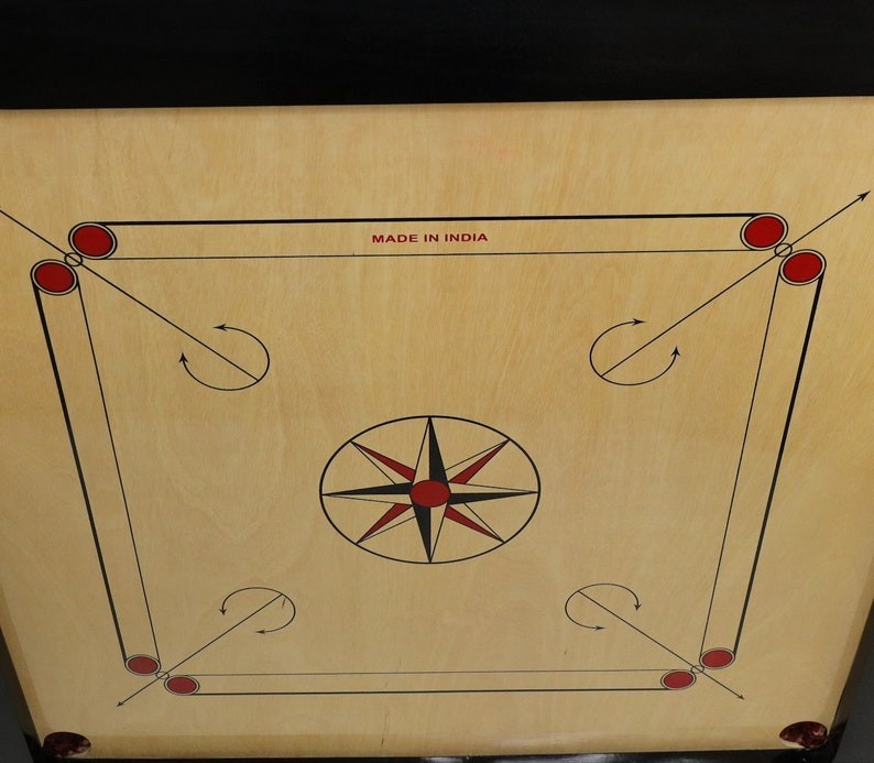 Carrom Board 35 INCH Full Size with 1.5″ Border (Super) with STRICKER