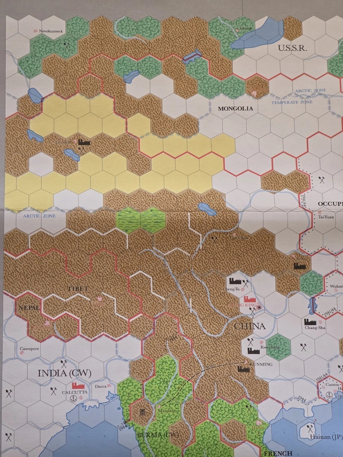 ADG – WORLD IN FLAMES Box Game – WW2 Global Conflict 1939-45 (4th Edition)