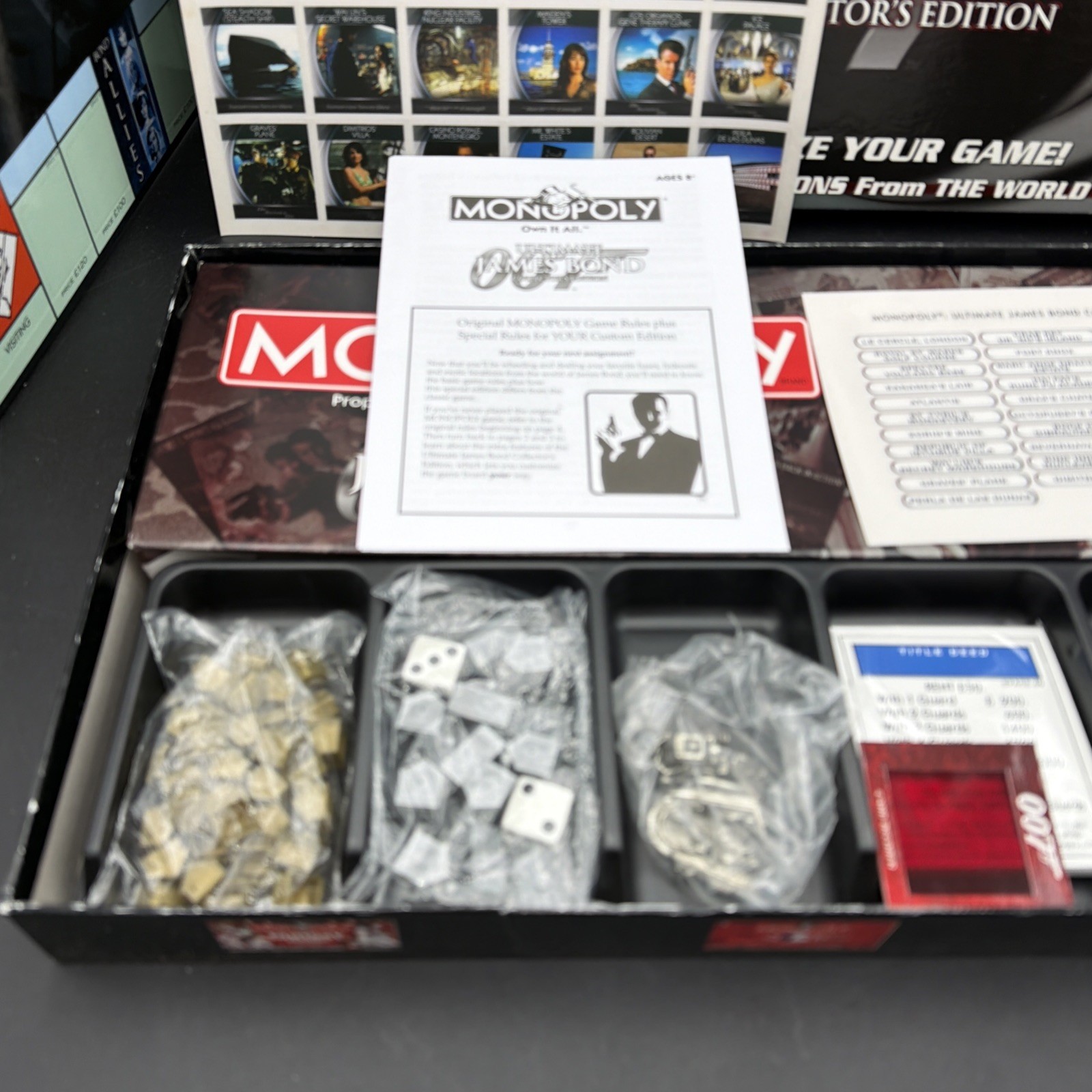 NIOB 2008 Monopoly Ultimate James Bond 007 Collection Hasbro