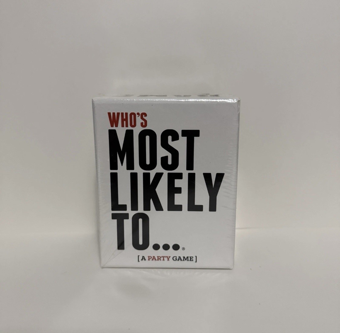 Whos Most Likely to…A Party Game  New in Sealed Box Kinda Clean Family Edition