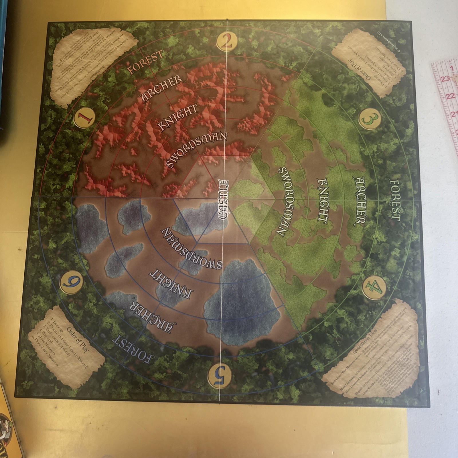 2010 Fireside Games Castle Panic Board Game 1st Edition, 15th Printing complete