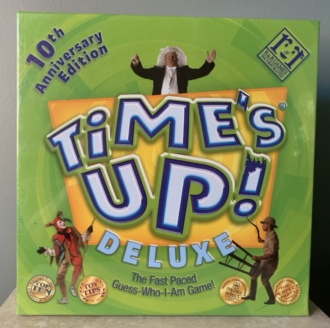 Time’s Up! Game – 10th Anniversary Deluxe Edition – Brand New SEALED Mensa- 2008