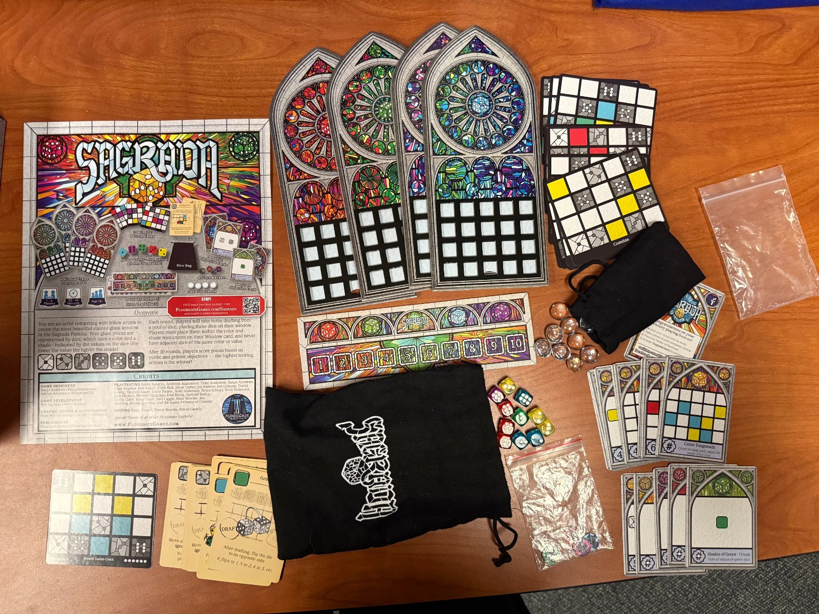 Sagrada Dice Drafting Placement Strategy Game