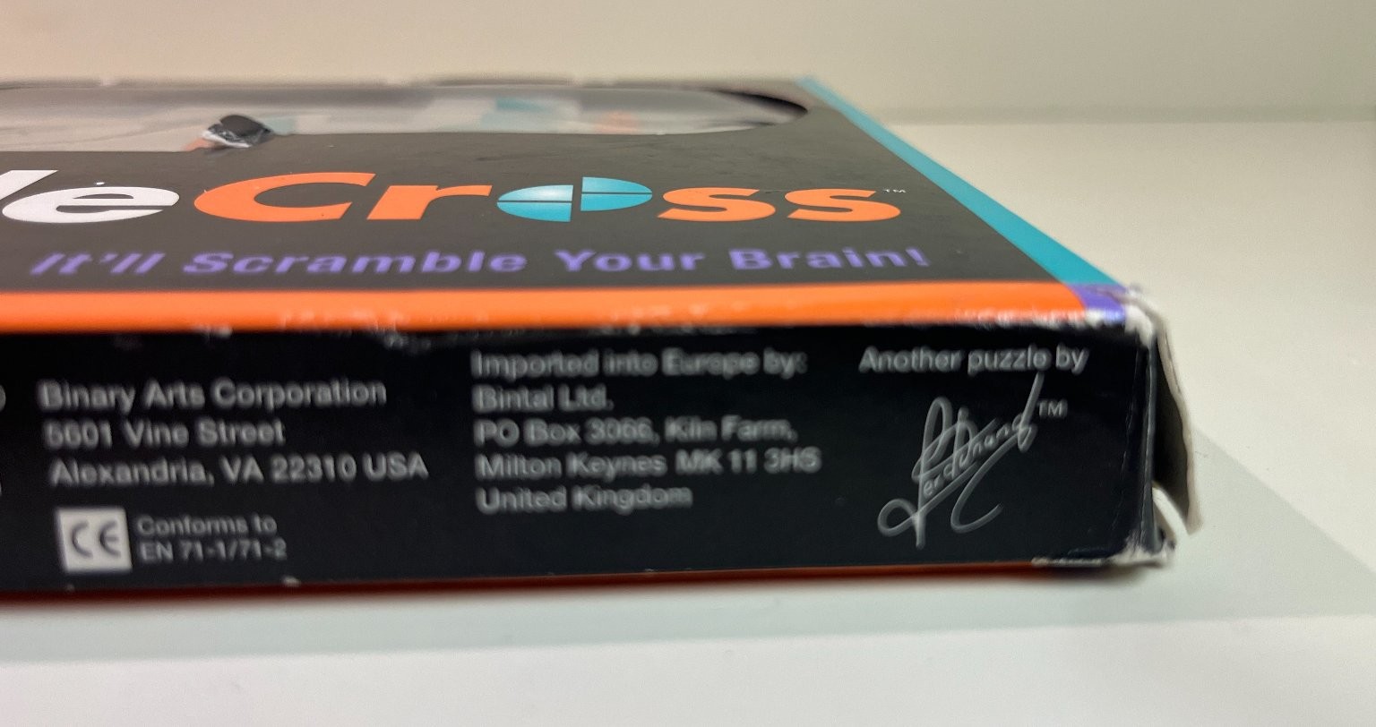 TripleCross Sliding Block Puzzle, Scramble the Tiles, It’ll Scramble Your Brain!
