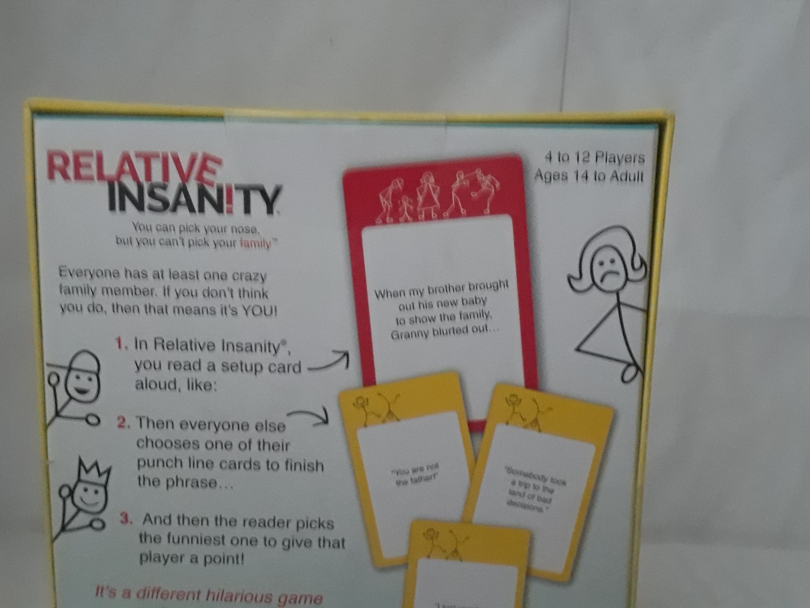 RELATIVE INSANITY Play Monster Family Game – Created by JEFF FOXWORTHY -COMPLETE