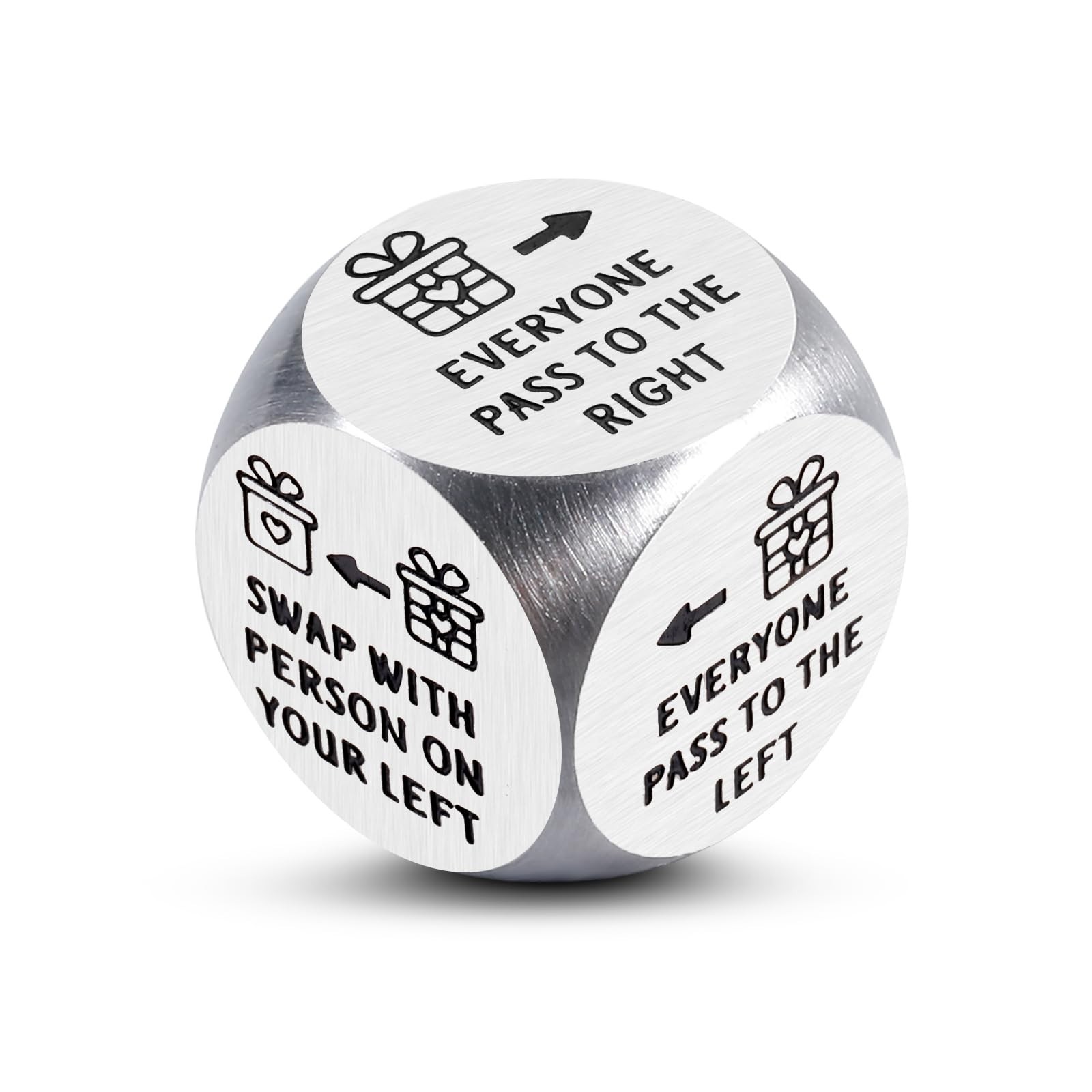 Gift Exchange Dice Game – Fun Family Activity, Stocking Stuffers, White Elephant