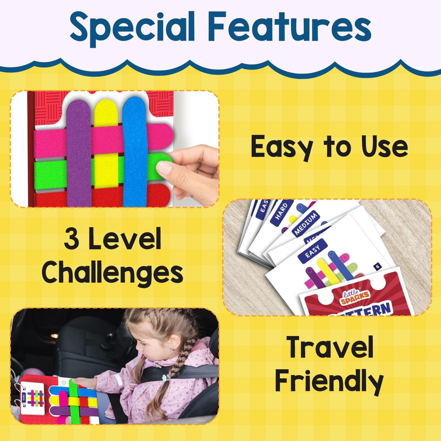Smartivity Pattern Puzzle Game for Kids Ages 4, 5, 6, 7, 8 | 30+ Color & Patt…