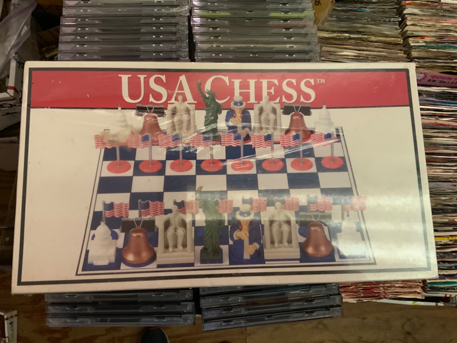 K1-45 USA CHESS – CUSTOM CHESS PIECES – SEALED – NIB