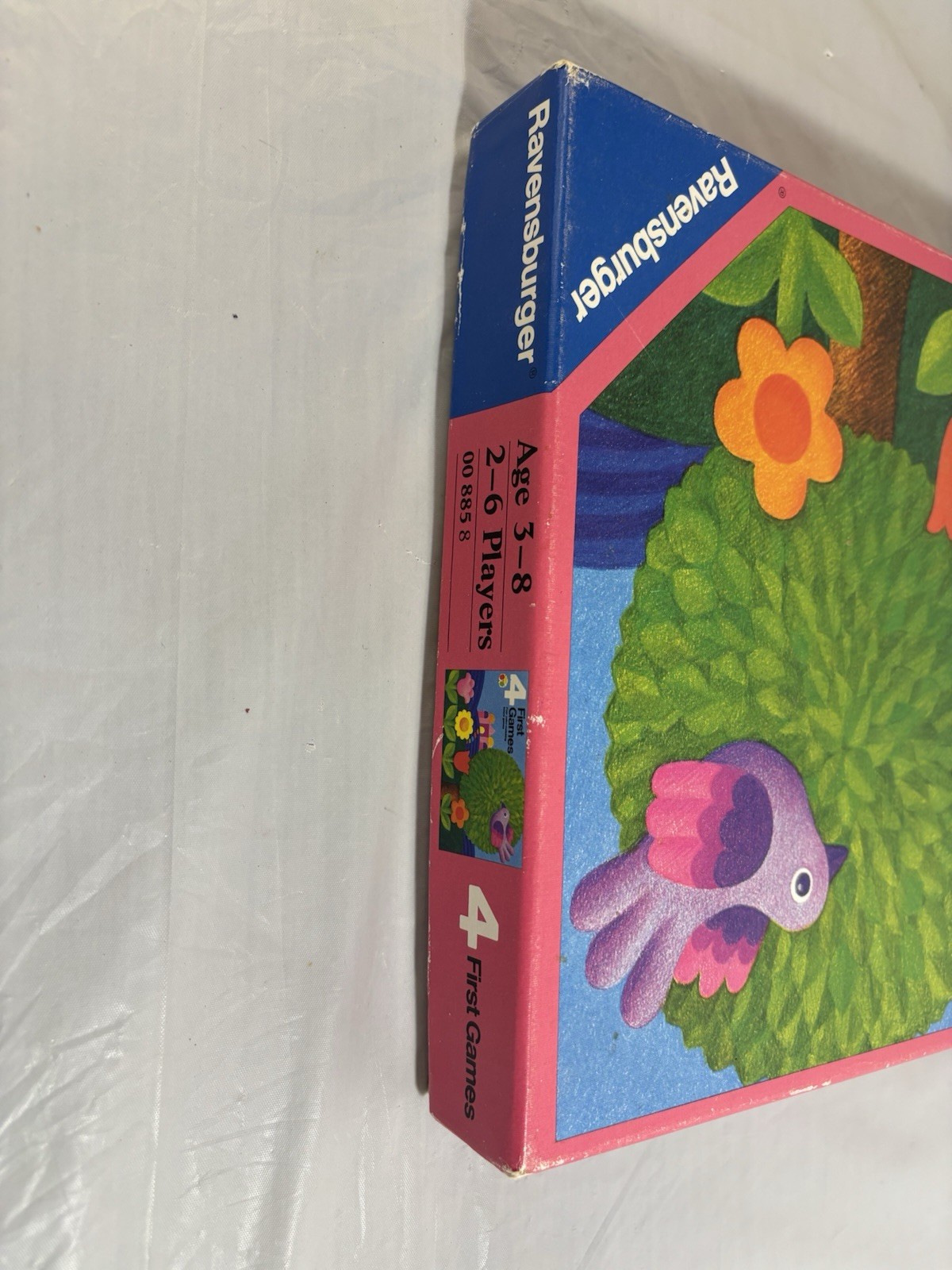 4 First Games by Ravensburger 1988, 2-6 Players, Children Ages 3-8 Kids Complete