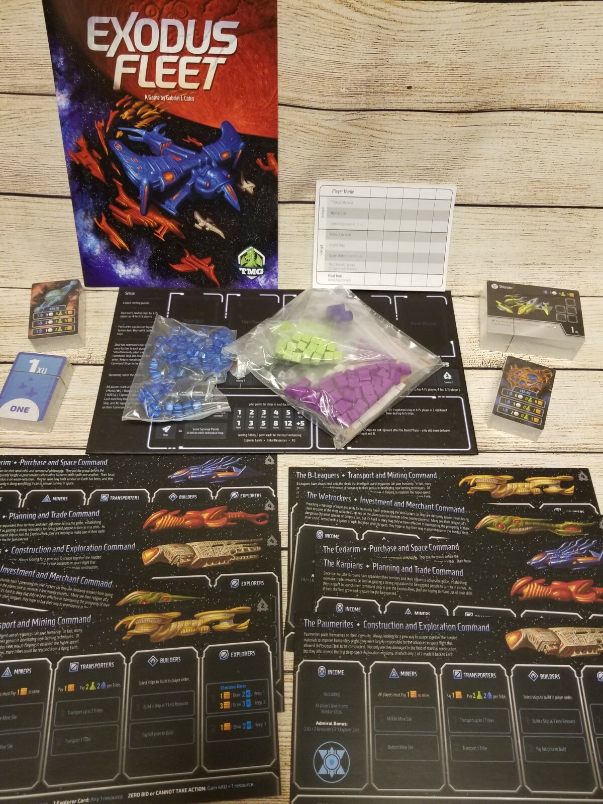 Exodus Fleet by Tasty Minstrel Games TMG – SEALED