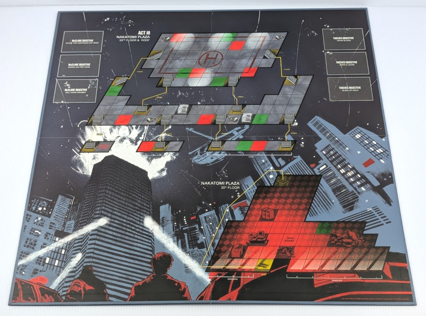 Die Hard The Nakatomi Heist Board Game OP Games 100% COMPLETE