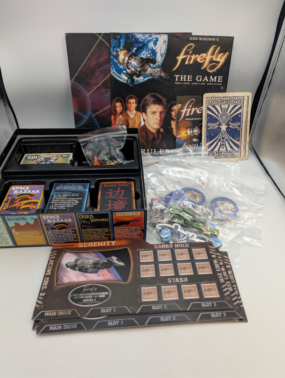 Firefly The Game Fantasy Board Game Joss Whedon 2013 Gale Force Nine COMPLETE