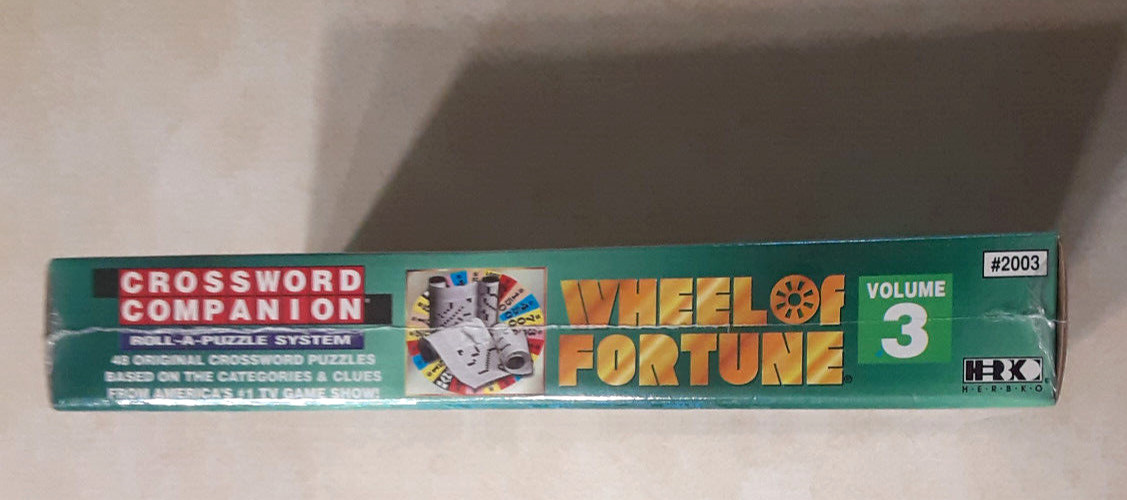 Wheel of Fortune Crossword Companion 48 Puzzle Refill Volume 3 NEW NOS Vintage