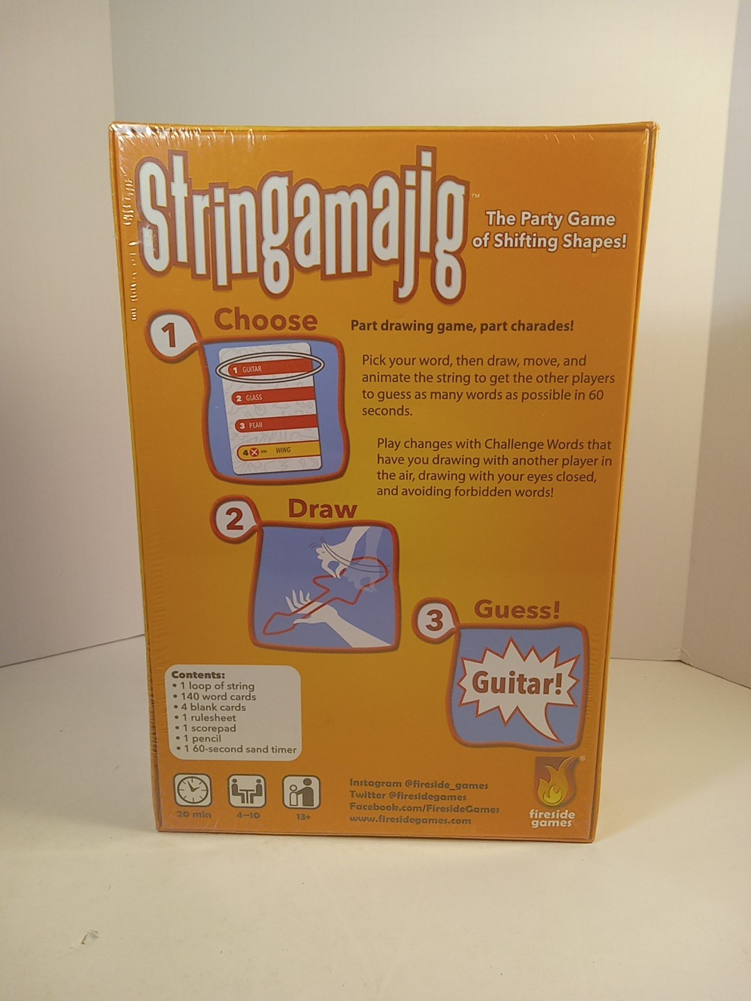 Fireside Boardgame Stringamajig New sealed in box gts