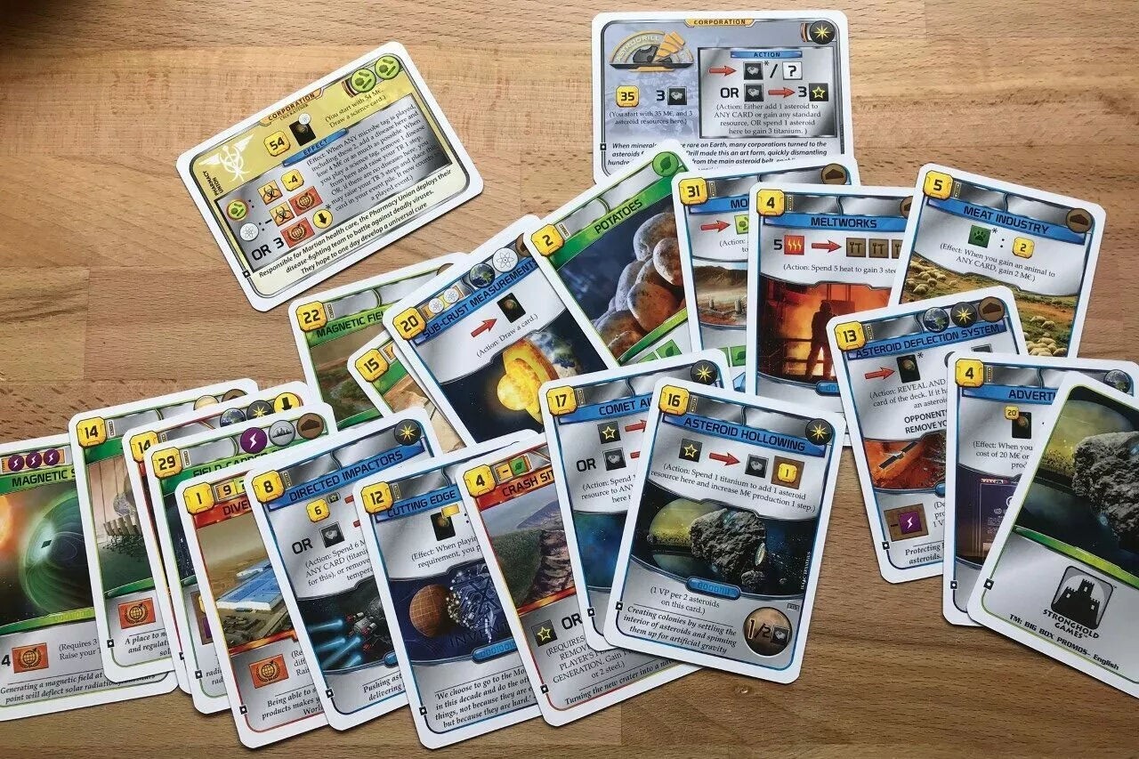 Terraforming Mars Big Box Promo Pack – 23 Cards Project Corporation Replacement