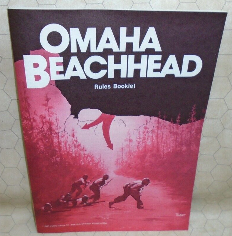 Omaha Beachhead WWII Battle Game COMPLETE & UNPUNCHED – Victory Games USA