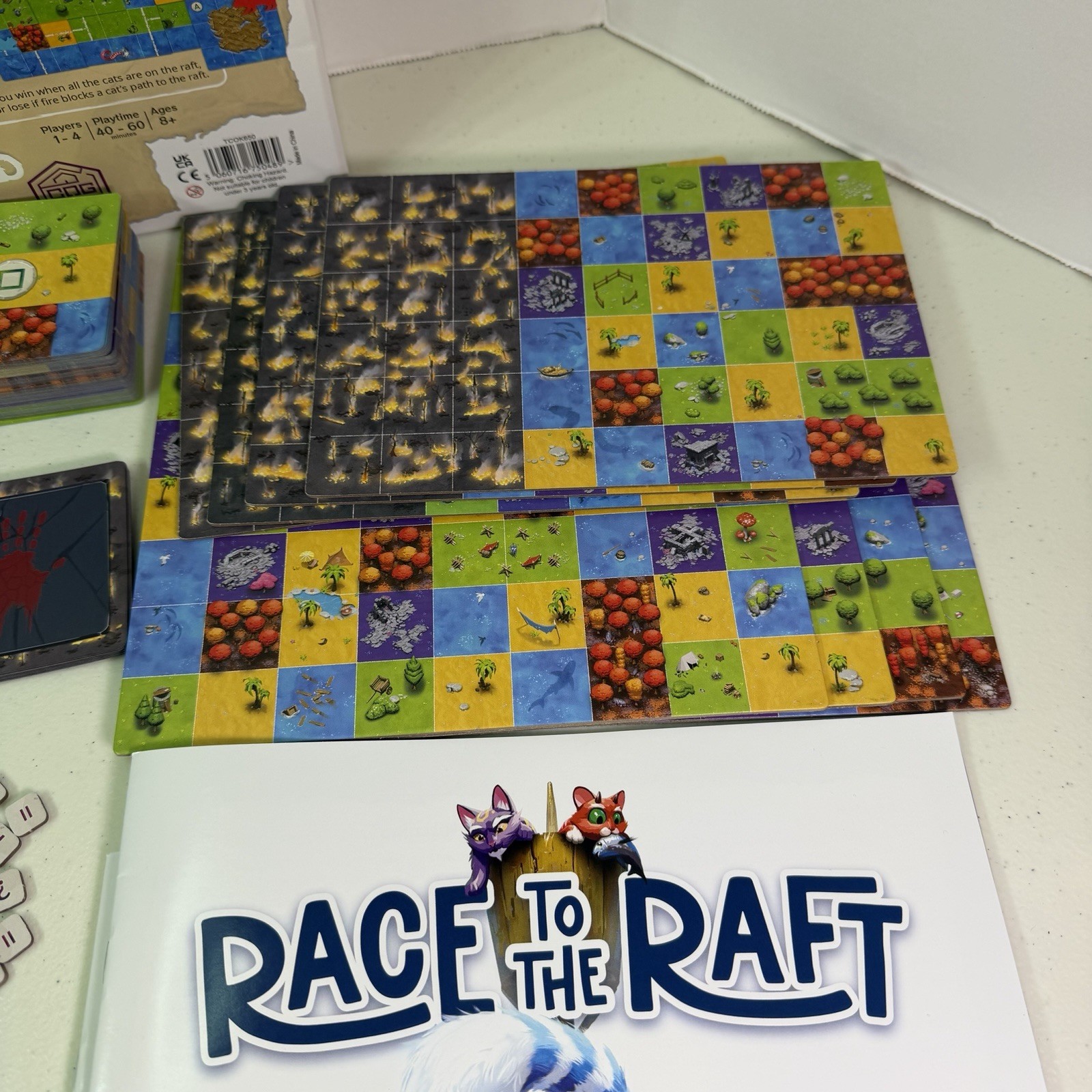 Race To The Raft Co-op Board Game The City Of Games Frank West Complete