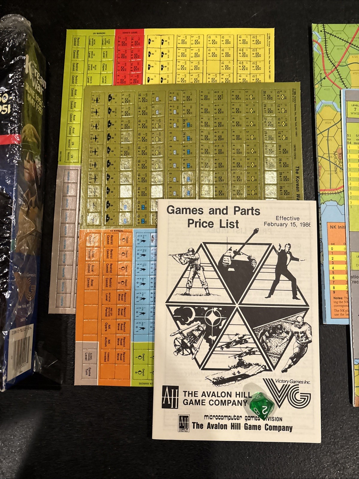 THE KOREAN WAR – VICTORY GAMES – UNPUNCHED, 30017,