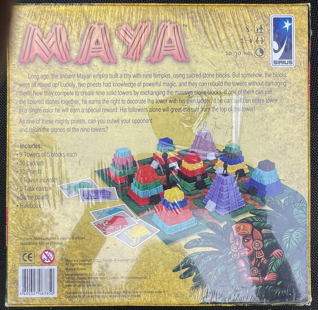 SIRIUS Andrea Mainini & Alberto Branciari MAYA game *sealed