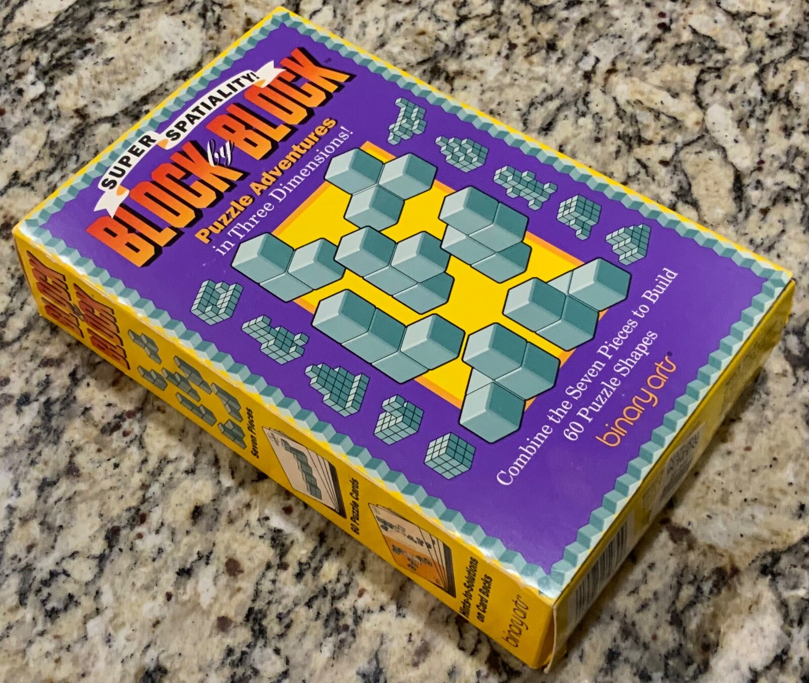 Block By Block Super Spatiality Puzzle Adventures in Three Dimensions Brand New