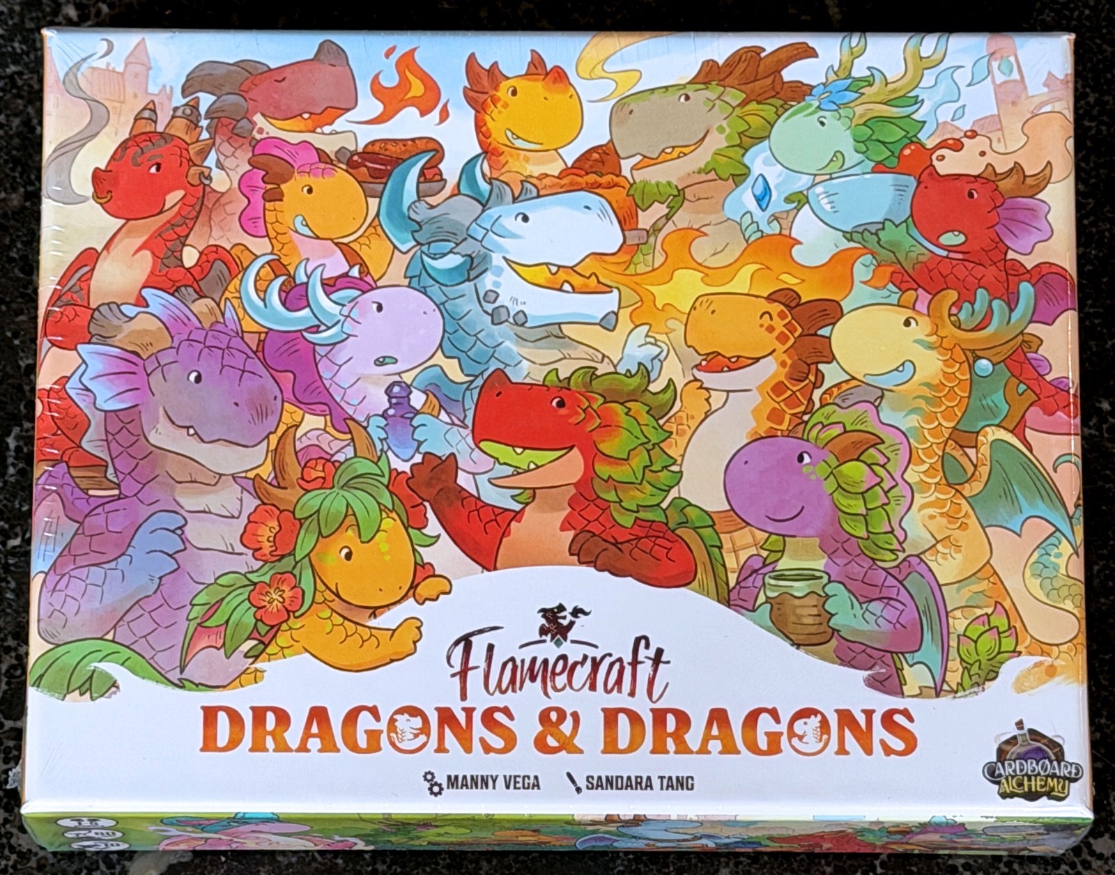 Flamecraft: Dragons & Dragons Expansion – Cardboard Alchemy – New / Sealed