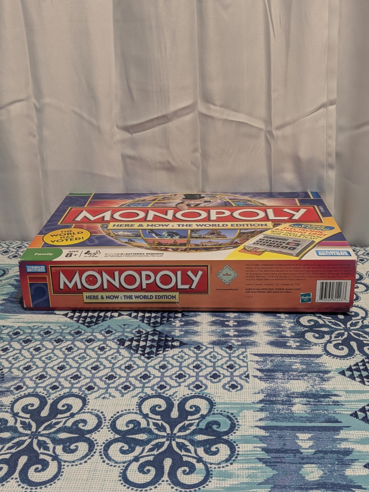 Monopoly World Here & Now: The World Edition COMPLETE Hasbro Electronic 2008