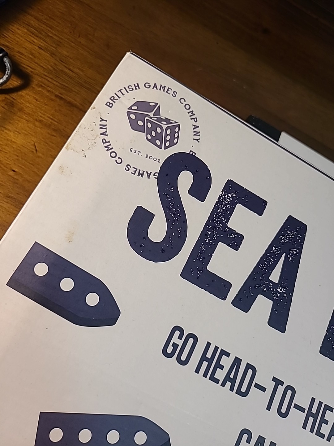 VTG Sea Battle Handcrafted Games Set British Games Company, HTF