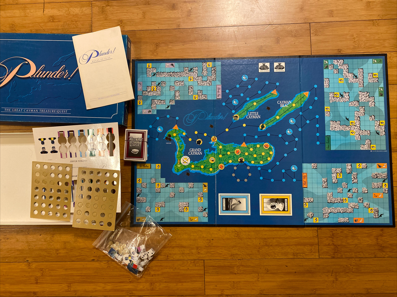 PLUNDER: The Great Cayman Treasure Quest Game, 1991, Island Games, Caribbean Sea