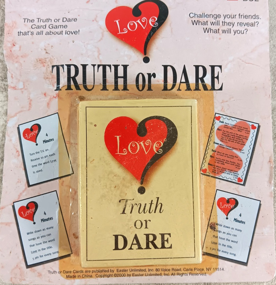 Truth Or Dare Card Game-that’s All About Love, Challenge Your Friends NEW SEALED