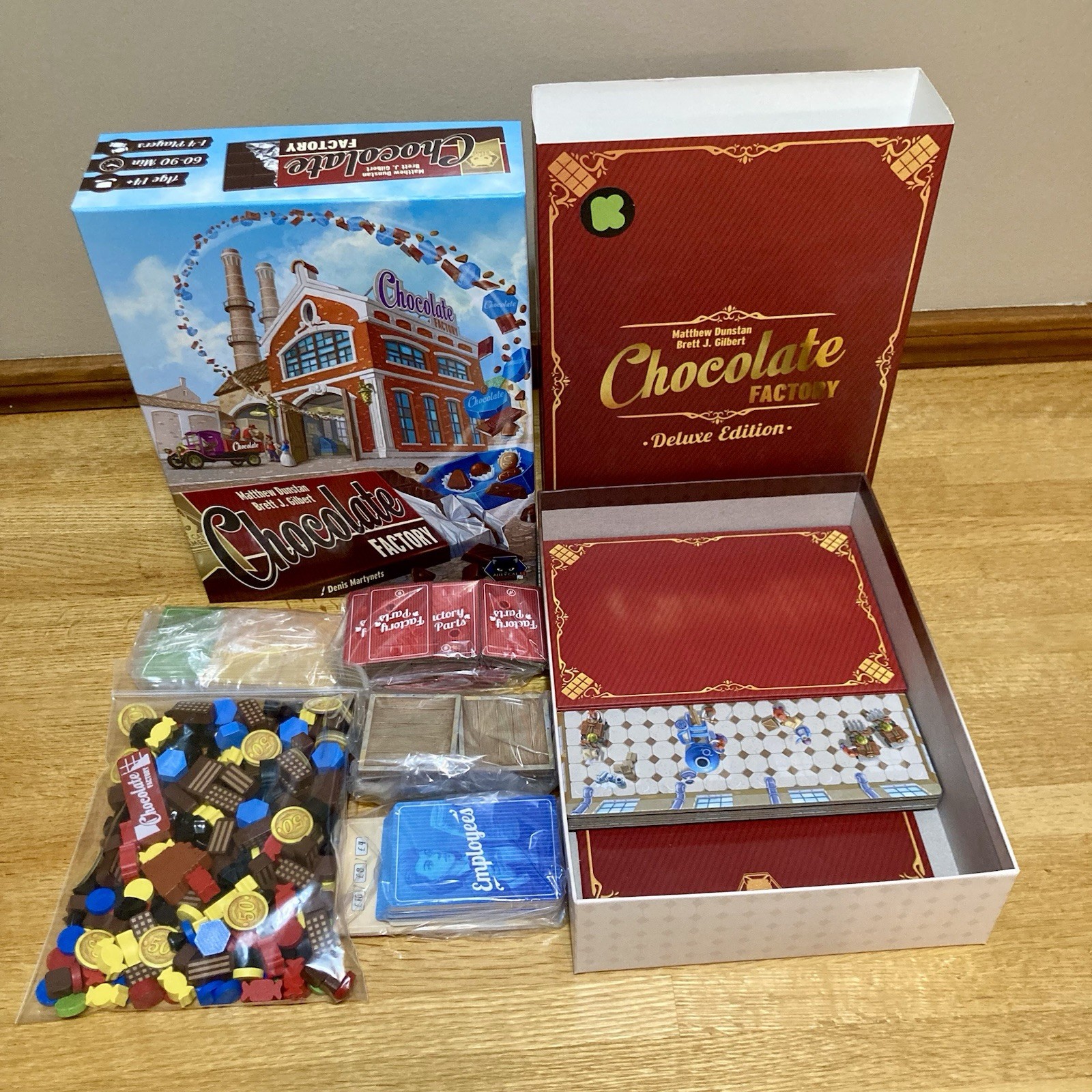 Chocolate Factory Deluxe Edition Board Game -Complete- Alley Cat Games – Age 14+