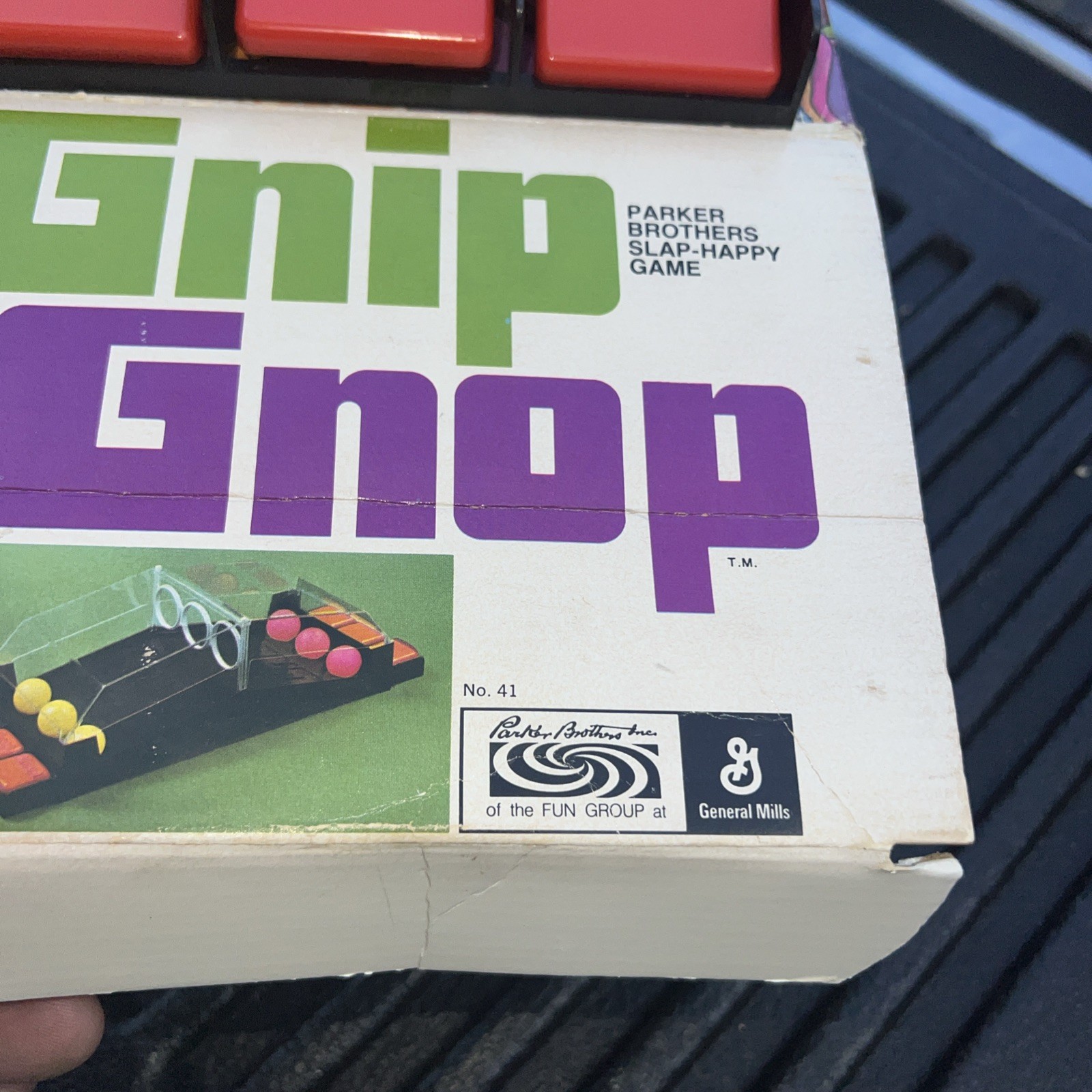 Gnip Gnop Parker Bros Game Complete with Box w/ All 6 Balls – 1971 READ!